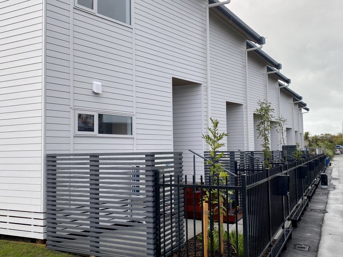 Seaview stage two residential development rear entrance