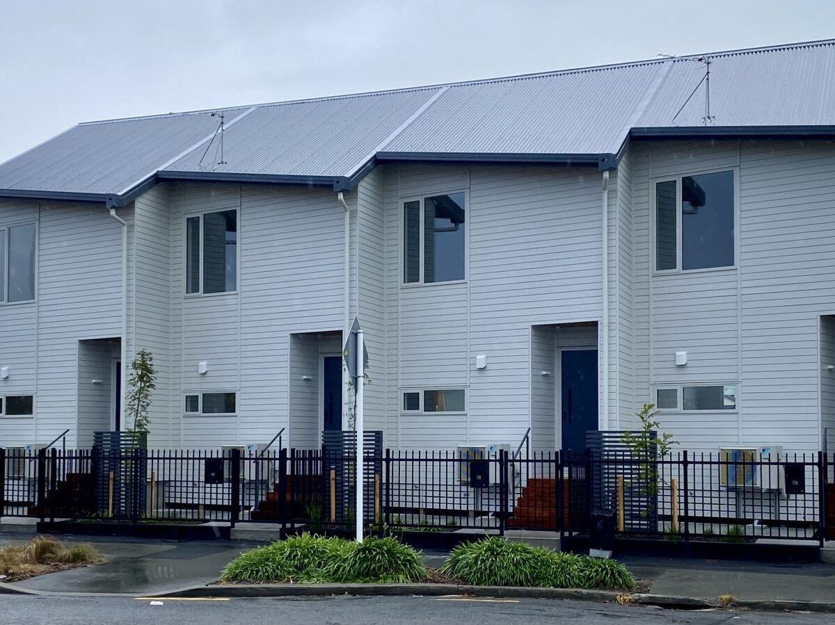 Seaview stage two residential development street entrance